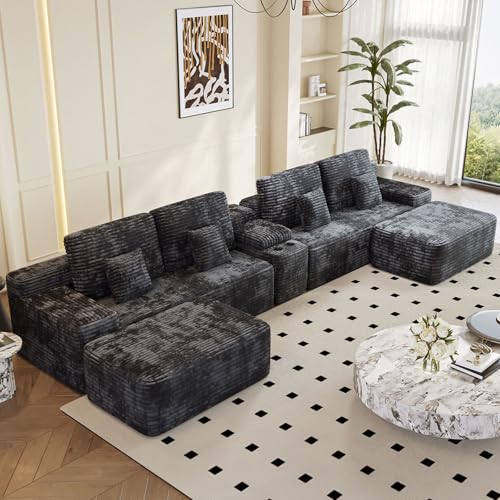 ONEMMLION Cloud Couch Sectional Modular Sofa, 150