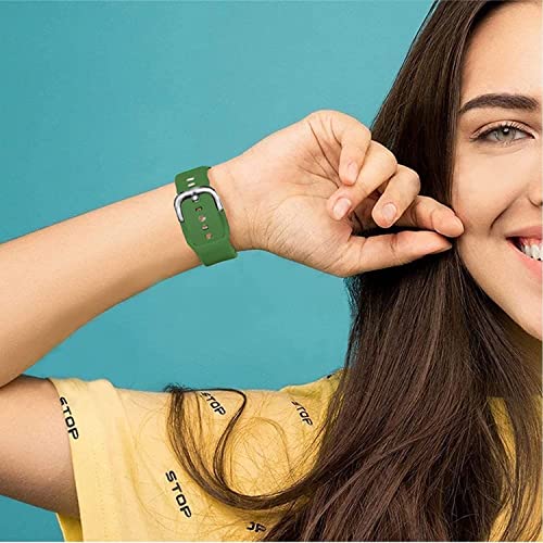 Image of Valente Premium Silicone Buckle 22 mm Watch Strap Compatible with Noise Colorfit Pro 3,Assist,Colorfit Ultra,Oneplus Watch, Fossil Gen 5E, Gen 5(44mm),Realme Watch 2 Pro