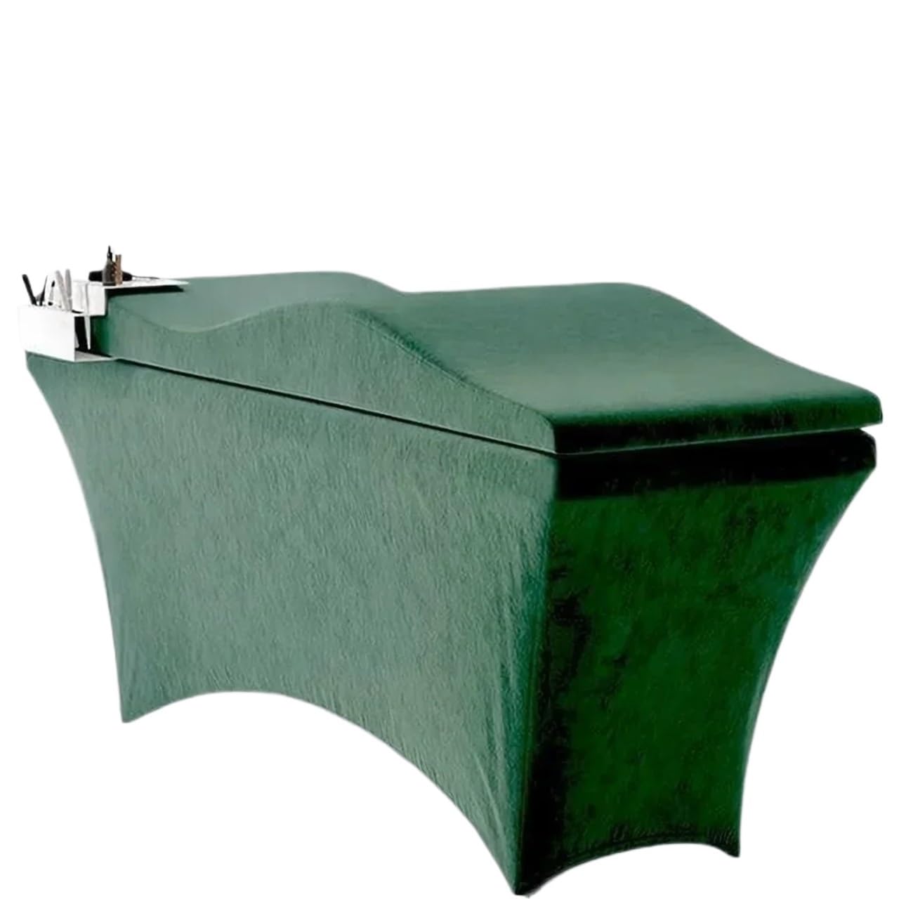 LUKYWANG Lash Bed Curved Mattress Topper For Lash Bed Beauty Salon Lash Bed Mattress Memory Foam Lash Bed Topper Eyelash Mattress(Green)