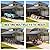 Greesum 10x15FT Metal Carport with Heavy Duty Frame and Galvanized Steel Roof, Vertical Carports with Side Support Rods, Canopy Shelter for Car, Pickup Trucks, Boats, Party, Gray