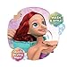 Disney Princess Shimmer Spa Ariel 8-inch Styling Head, 20-Pieces, Red Hair, Pretend Play, Kids Toys for Ages 3 Up by Just Play