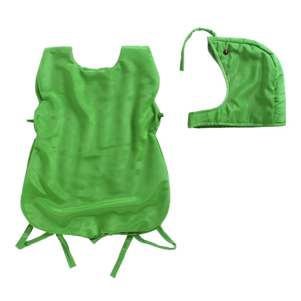 Hopscotch Bookmycostume Boys and Girls Poly Cotton Grasshopper Locust Insect Kids Fancy Dress Costume in Green Color for Ages 6-7 Years (BMY-1936507)