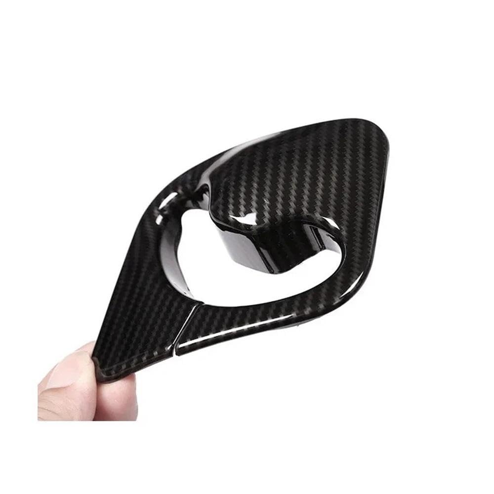 2 Pegatinas Para El Cinturón De Seguridad Del Asiento Delantero Del Coche, Con Textura De Fibra De Carbono ABS, Para BMW X5, X6, F15, F16 (2014-2018) Autopartes