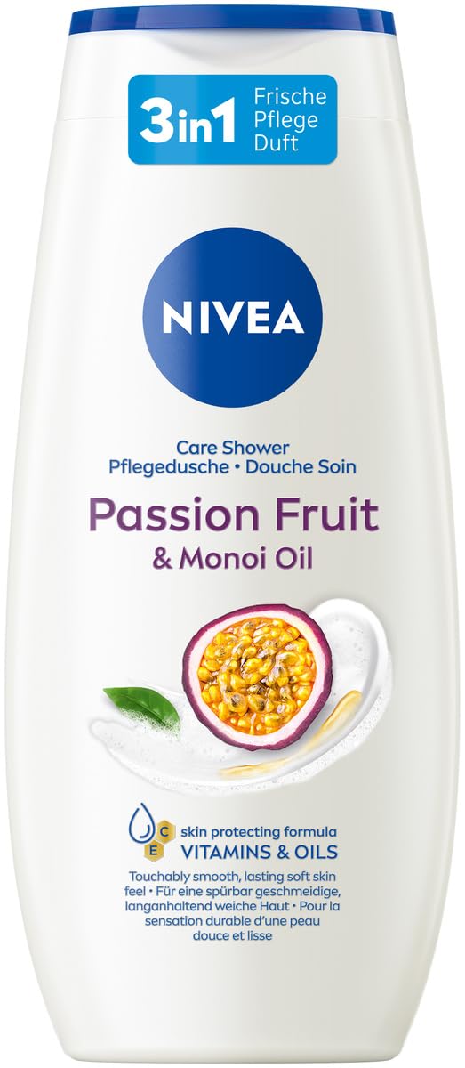 NIVEAPassion Fruit and Monoi Oil Shower Gel 250ml- 2 Pack