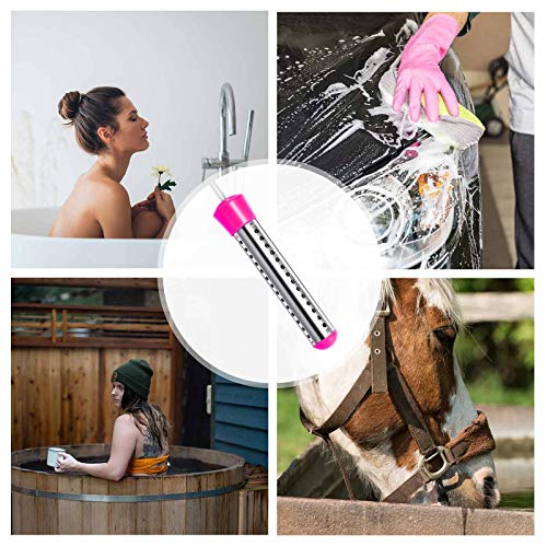 GESAIL Quick Heating UL Listed Portable Bath Immersion Bucket Water Heater with Stainless Steel Cover to Heat 5 Gallons Water in Minutes for Pool, Bucket, Portable Bathtub, Basin, Winter Washing