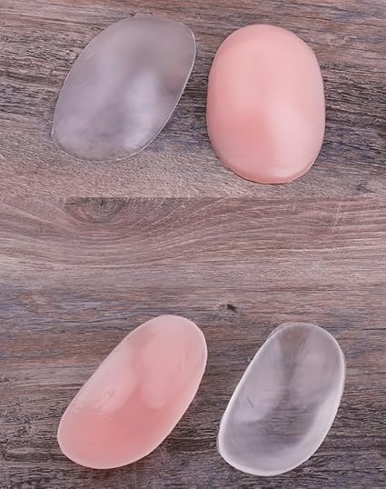 Silicone Shoulder Pads for Women – Reusable Bra Inserts, Invisible Lift & Shape Enhancer, Clear & Nude, 2 Pairs – Comfortable, Washable & Anti-Slip Design-image-24