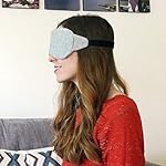 Sleep Mask-Eye Mask for Sleeping, Sleeping Mask Blocking Out Light Perfectly for Women and Men, Soft and Comfortable Blindfold for Travelling, with Pouch (Black+Gray) - Image 4