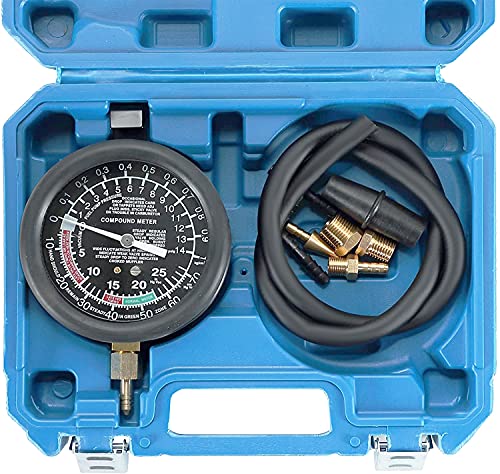 COMPROBADOR DE PRESIÓN Y VACÍO VACUÓMETRO MANÓMETRO PARA COCHE O CAMIÓN Cover