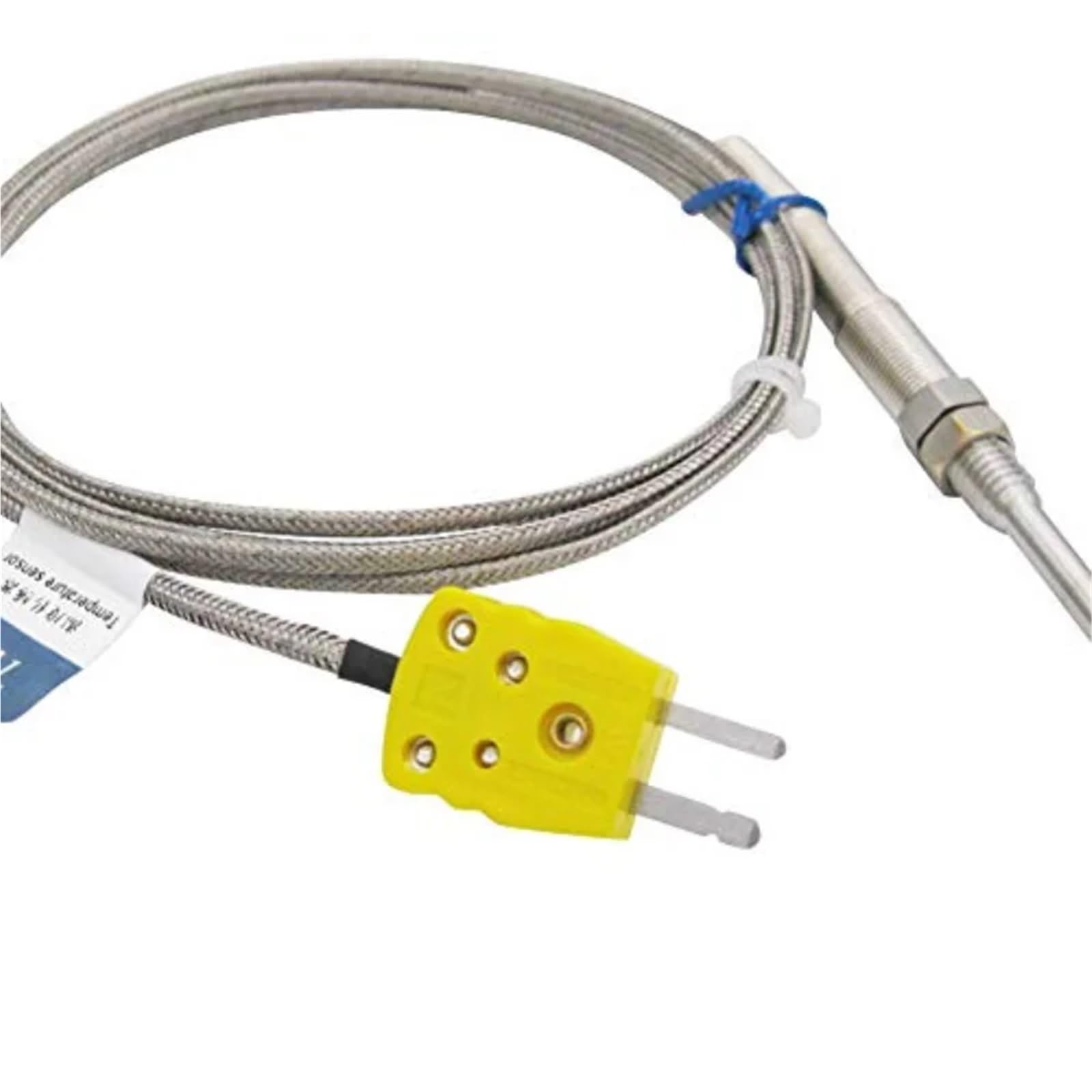 Termistor sonda typu K, termopara, czujnik i miernik temperatury, gwint M8, zakres uszczelnienia od 1 szt. (2 m, 100 mm)
