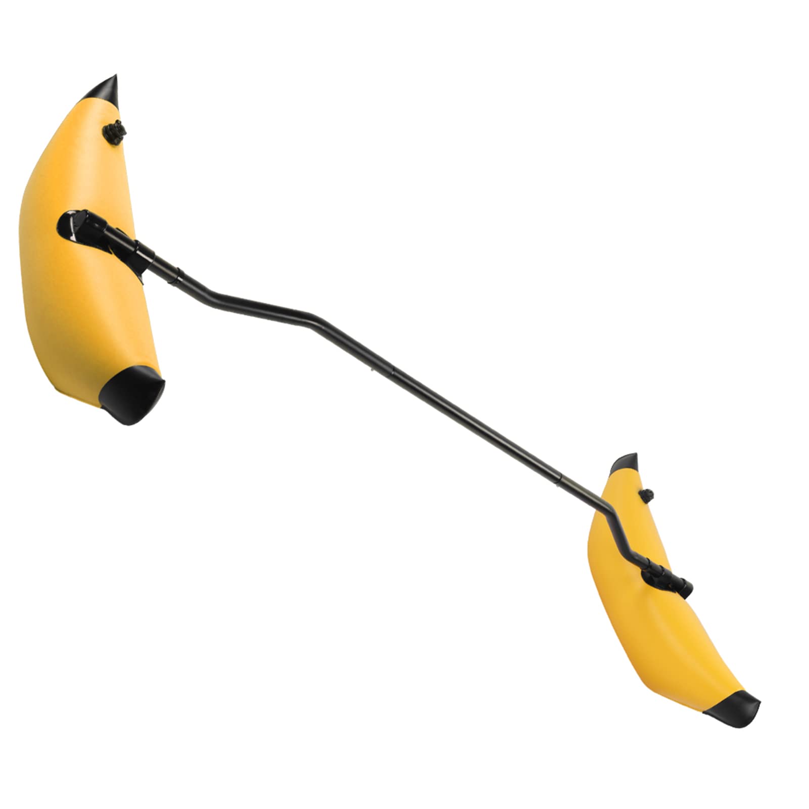 Stabilizzatore a braccio per kayak, stabilizzatore gonfiabile per kayak con lavorazione fine, per canoa kayak (giallo)