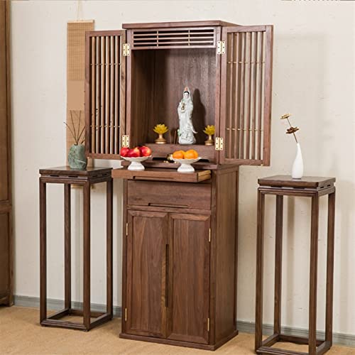 Handgefertigter vertikaler Tempelschrank im neuen chinesischen Stil mit Tür zum Anbieten von Buddha-Schreinen, Schreinen, Buddha-Schränken und Schränken des Gottes des Reichtums für den buddhisti 5 Handgefertigter vertikaler Tempelschrank im neuen chinesischen Stil mit Tür zum Anbieten von Buddha-Schreinen, Schreinen, Buddha-Schränken und Schränken des Gottes des Reichtums für den buddhisti