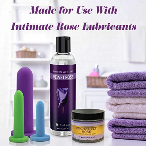 Intimate Rose Medium 4Pack Silicone Dilators for Women & Men, Sizes 3