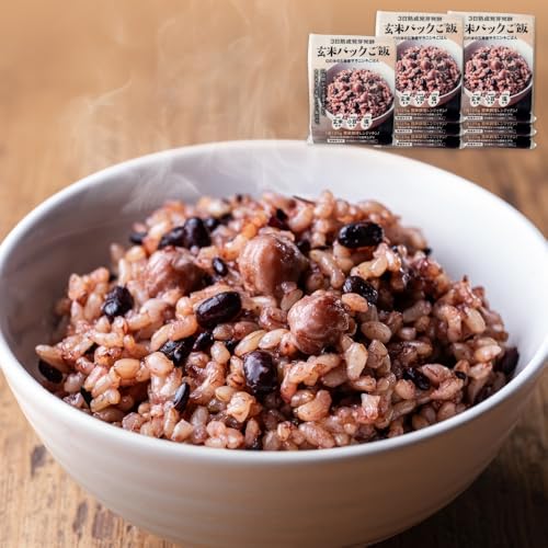 [常温]3日熟成発芽発酵玄米ご飯パック 選べる 7食 - 60食 幻の米@石巻産ササニシキごはん (7食入り)