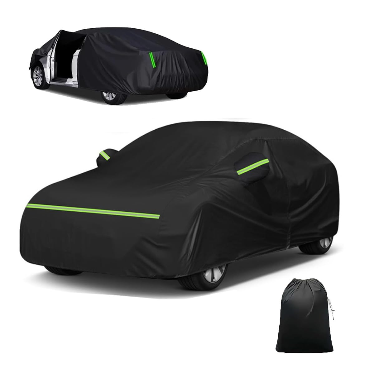 Funda coches exterior impermeable para Renault Latitude aparcado bajo el sol de verano 7