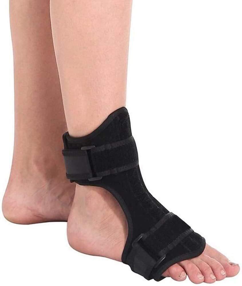 Ortesis para pie caído Ortesis de Tobillo para pie Reutilizable Férula para Fascitis Plantar Pie Izquierdo y Derecho Soporte ortopédico Ajustable para pie Alivio del Dolor 9.24