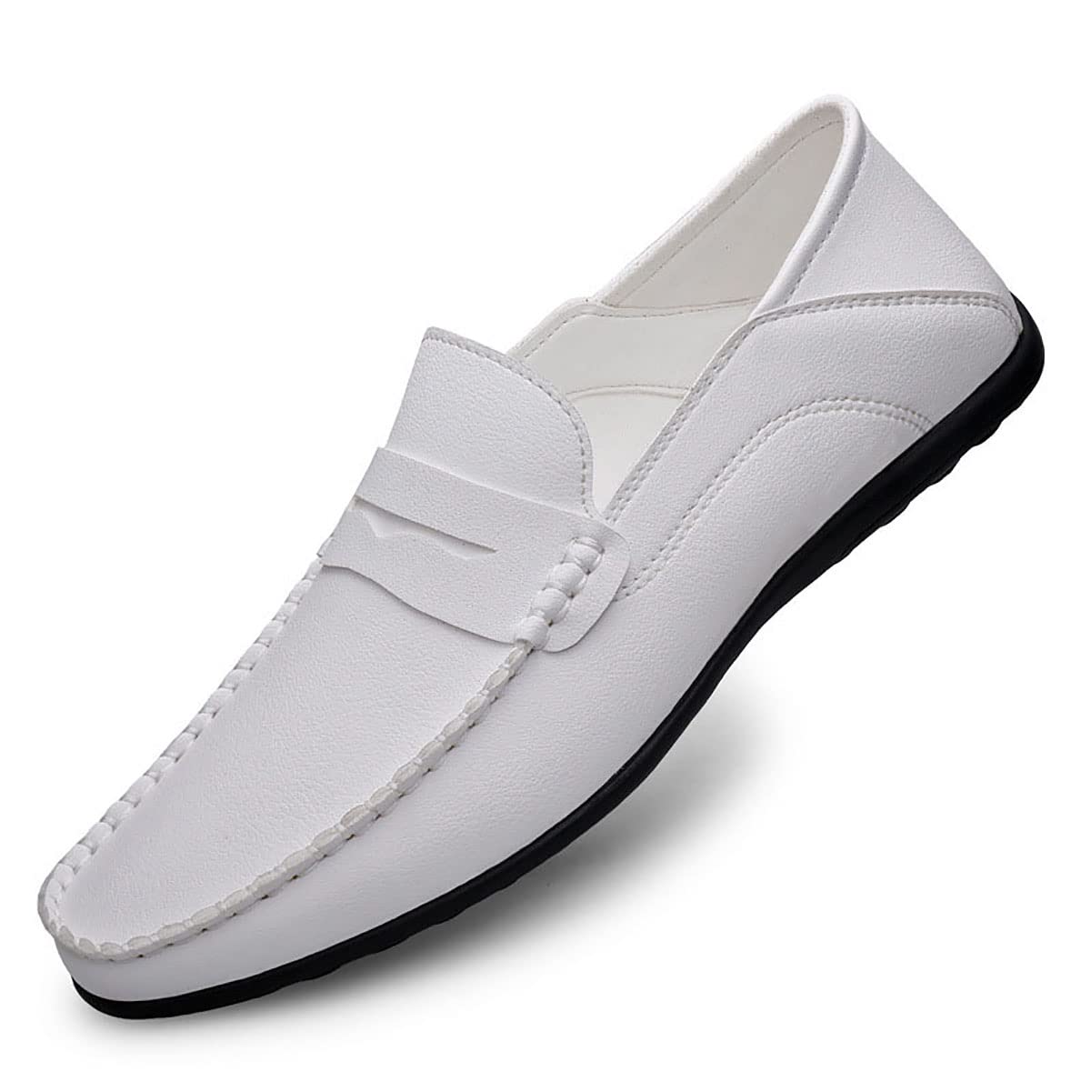 Mocassin Homme Cuir Loafer Homme Conduite Chaussures Casual,Mocassins Homme Cuir,Chaussures en Cuir Homme