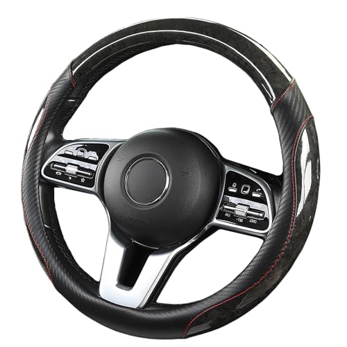 ヴェゼル ステアリングカバー ハンドルカバー 軽自動車 O型 薄いタイプ 滑り止め フィット感 手触り感 PUレザー 車用品 カーアクセサリー ブラック 1P ZE-RS-01