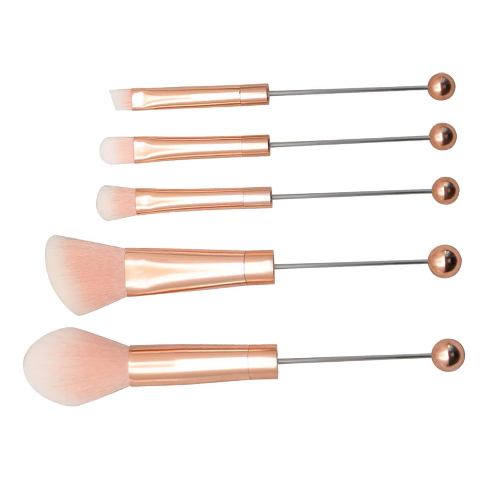10 Set 5 Stück Perlen Lidschattenpinsel Augenbrauen Make-up Pinsel Kit für Frauen Erwachsene Schwester