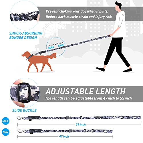 Coleira para cães resistente, coleiras militares para cães com cinto de segurança de carro para cães