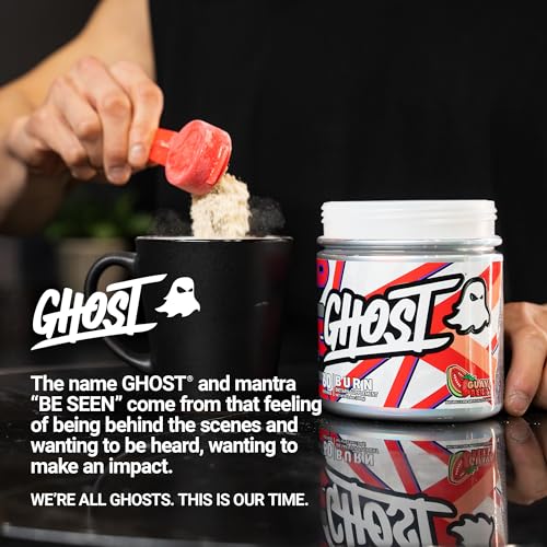 Image of GHOST Burn Weight Management Powder, Guava Berry (60 Servings) - Metabolism & Energy Support Supplement for Men & Women - Natural Caffeine, L-Carnitine & L-Tyrosine - Gluten, Soy & Sugar-Free, Vegan