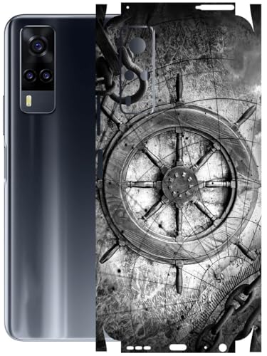 Image of AtOdds - Full Body Back Screen Guard Protector Film - Lamination Wrap Skin Sticker Compatible with VIVO Y31 | Scratchproof Matte Finish (Voyage)