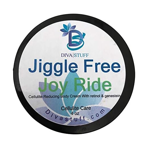 Jiggle Free Joy Ride, Cellulite Cream With 4% Retinol and Genestein, Diva Stuff