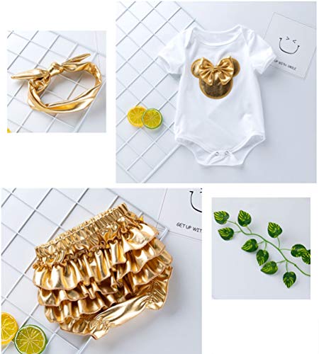 LvRao 4pcs Completi Abbigliamento per Bambina Body...