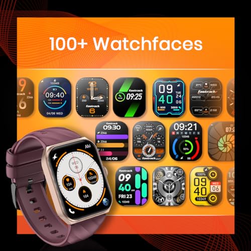 Image of Fastrack Limitless X2 Smart Watch, 1.91 inch Ultravu with Rotating Crown, 60 Hz Refresh Rate, Advanced Chipset, Singlesync BT Calling, 100+ Sports Mode & Smartwatch Faces, IP68, Teal