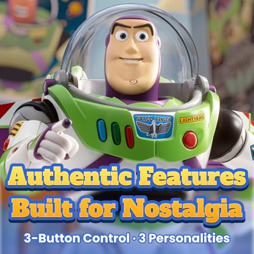 Robosen Toy Story Buzz Lightyear Robot, Design for Ages 15+ - 14.7 in (H) Buzz Lightyear Collectible by Robosen - Image 3