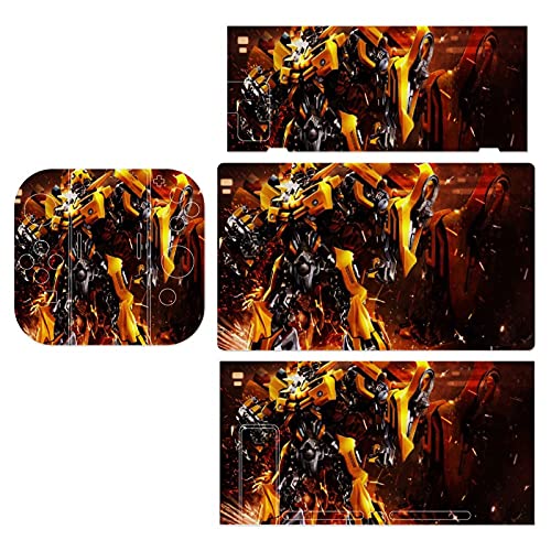 Trans Formers-Bumblebee Skin Decals for Nintendo Switch, Personalized Protective Film Cover, Protective Panel, a Full Set of Console Joy-Con Trans Formers-Bumblebee Skin Decals for Nintendo Switch, Personalized Protective Film Cover, Protective Panel, a Full Set of Console Joy-Con