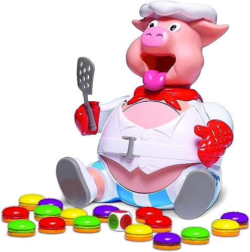 Goliath Schweine Schwarte - Lustiges Kinder-Brettspiel ab 4 Jahren, Füttere den Schweinchen und vermeide das Bauchplatzen, Gesellschaftsspiele für 2-6 Spieler, Spaß mit Freunden und Familie