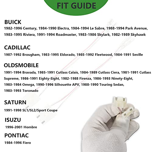 Nuith 72-4500 Car Speaker Wire Harness Connector Adapter Compatible With Gm Chevrolet Gmc Sierra Suburan Yukon Impala S10 Corvette Camaro Sonoma Aftermarket Front Rear Door Speaker Harness Plug 4 Pcs #TOP2