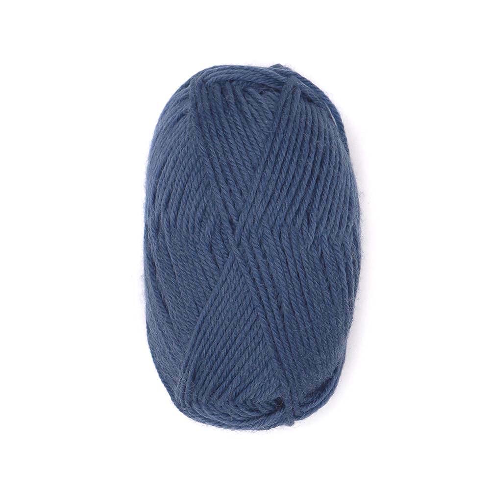 100% przędza z czystej wełny, zestaw 3 motków (150 g) waga DK - pozyskiwana bezpośrednio z Peru - niebiańska miękka i idealna do robienia na drutach i szydełkowania (stalowo-niebieski)