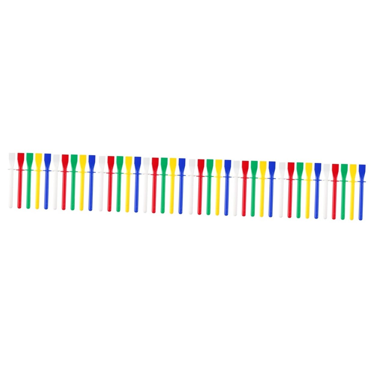 jojofuny 4 Set Striscio Di Colla Fai Da Te Kit Tie Dye Nastro Adesivo Distributore Di Nastro Colla Stick Glue Raschietto Per Colla Spatola Per Colla Per Cuoio Materiale Pp 10 Pezzi * 4