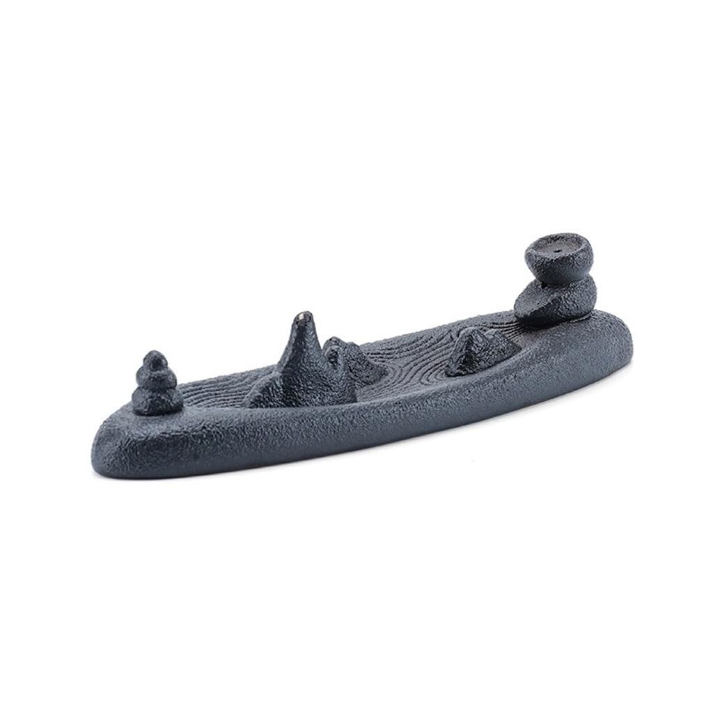 Incense Burner Creative Three-purpose Incense Burner, Holder, Indoor Ceramic Backflow Ornaments Waterfall Incense Burne