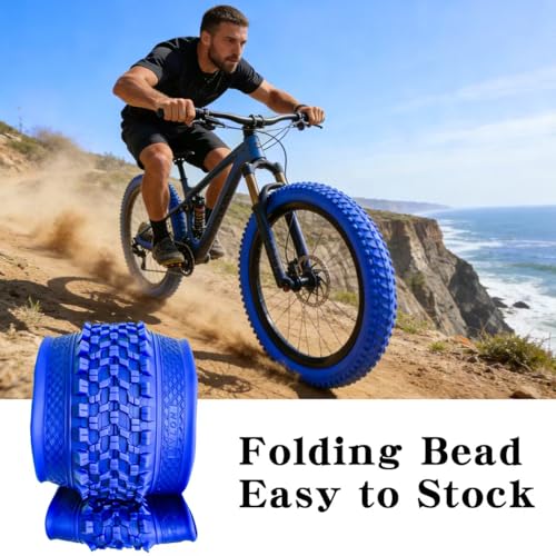 SIMEIQI Color Tires 24″x1.95″ 26″x1.95″ 2 Pack 24/26 Bike