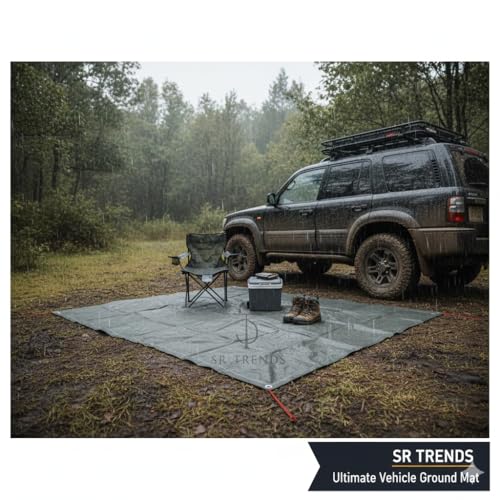 Image of 1200 GSM Extreme Power Canvas Tirpal - Industrial-Grade Waterproof Resistance Canvas Tarpaulin | Extra Thick, Tear-Proof & UV Shielded | Built for Heavy Commercial Use (Grey, 18 X 24 FT)