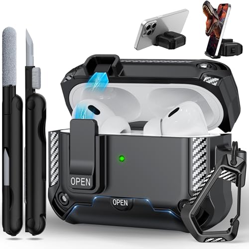 Image of RFUNGUANGO for AirPods Pro 2 Case, Black