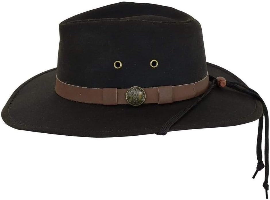 Outback Trading Company Unisex 1480 Kodiak UPF 50 Waterproof Breathable Outdoor Western Cotton Oilskin Hat - Image 2
