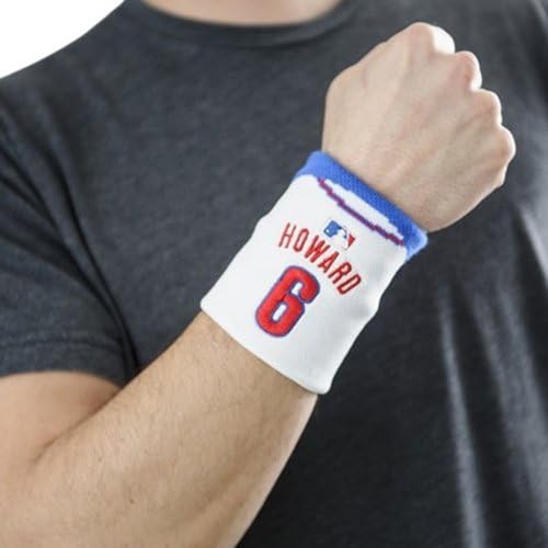 MLB Philadelphia Phillies Ryan Howard Jersey #6 Fan Band Wristband Sweatband