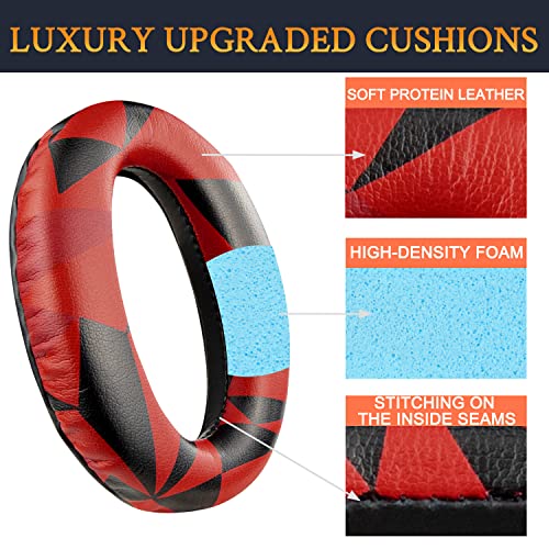 SOULWIT Replacement Earpads Cushions for Sony WH-1000XM2 (WH1000XM2) & MDR-1000X (MDR1000X) Headphones - Image 4