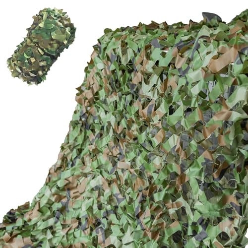 Red De Camuflaje De Jungla para Caza, Protección Solar, Camping, Paisaje Forestal, Jardín, Fiesta, Decoración 1x2M,2x3.0M,1.5x4.0M,3x3.0M,3x4.0M,4x5M,5x5M,6x6M(3.0x12.0m/9.8x39.3ft)