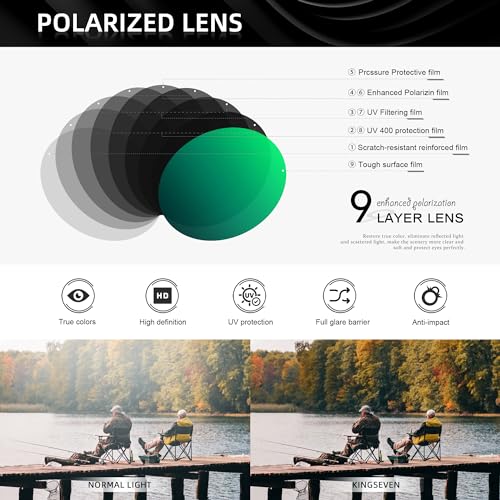 KINGSEVEN Black Walnut Sunglasses For Men And Women Wood Polarized Sun Glasses Men's Glasses Handmade UV400 Sunglasses4