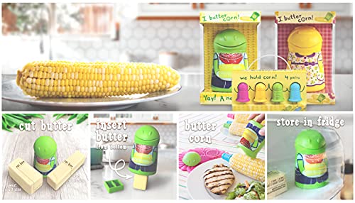 Talisman Designs Girl Keeper & Spreader | Fun & Functional In The Kitchen |, Butter Boy For Corn On The Cob | Corn Butter, Spreader | Butter Stick Holder #TOP3
