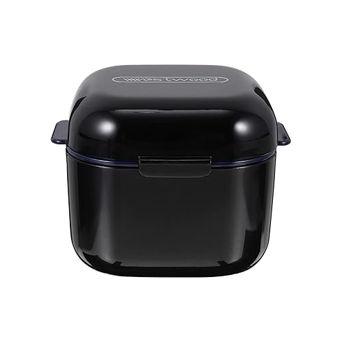 Tofficu Estuche de baño para dentaduras postizas, estuche portátil para almacenamiento de dientes falsos, estuche de retención de ortodoncia con