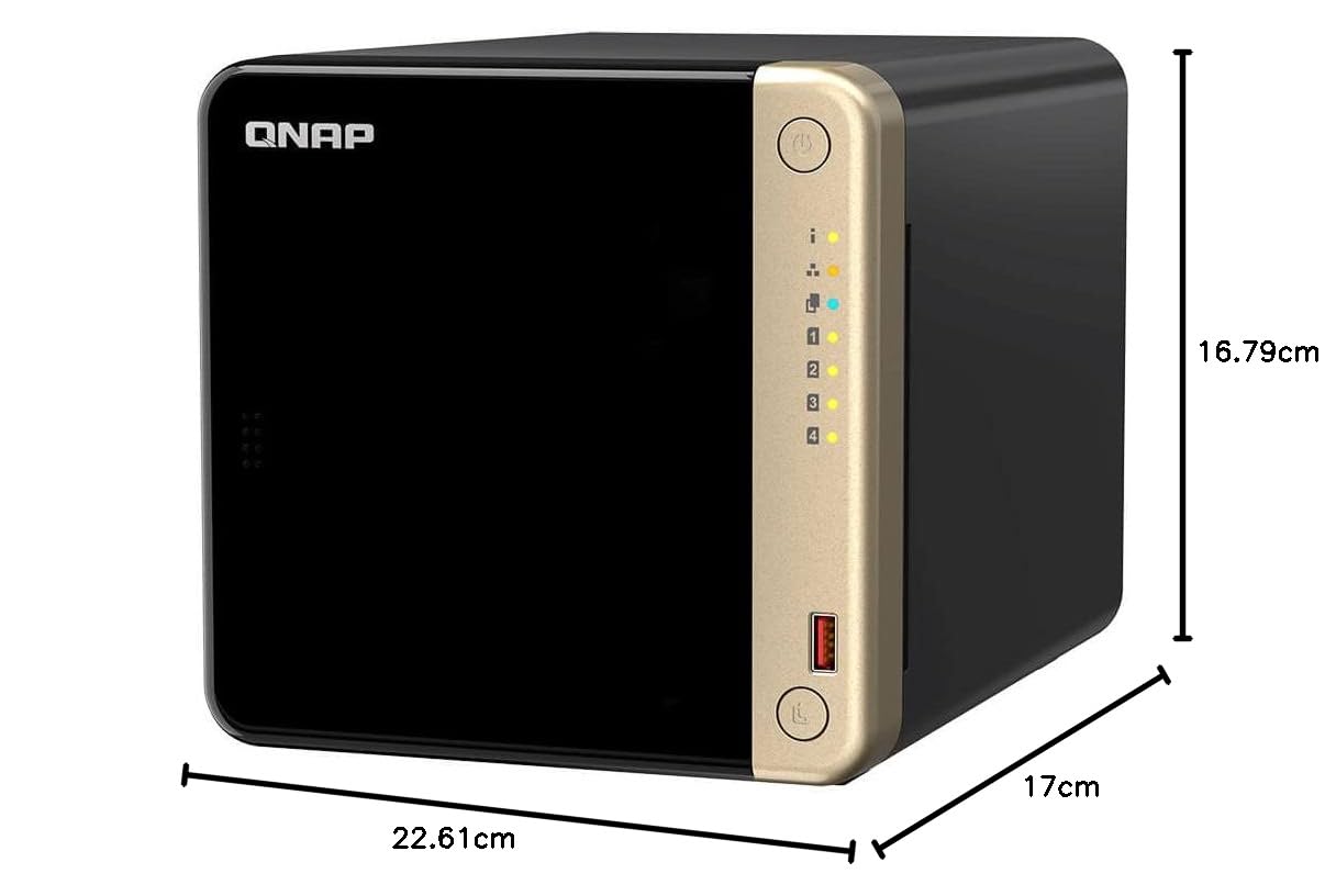 NAS QNAP TS-464-4G 4 BAHIAS DDR4 4X3,5 Intel