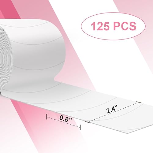 Miniatura 7 de Akissos - Extensiones de pestañas de espuma para los ojos, 110 unidades, cinta de espuma médica precortada, suministros de extensión de pestañas,