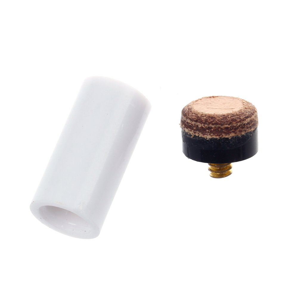 12pcs Pool Cue Tips, Screw-in Billiard Cue Tips Replacement 12mm Cue