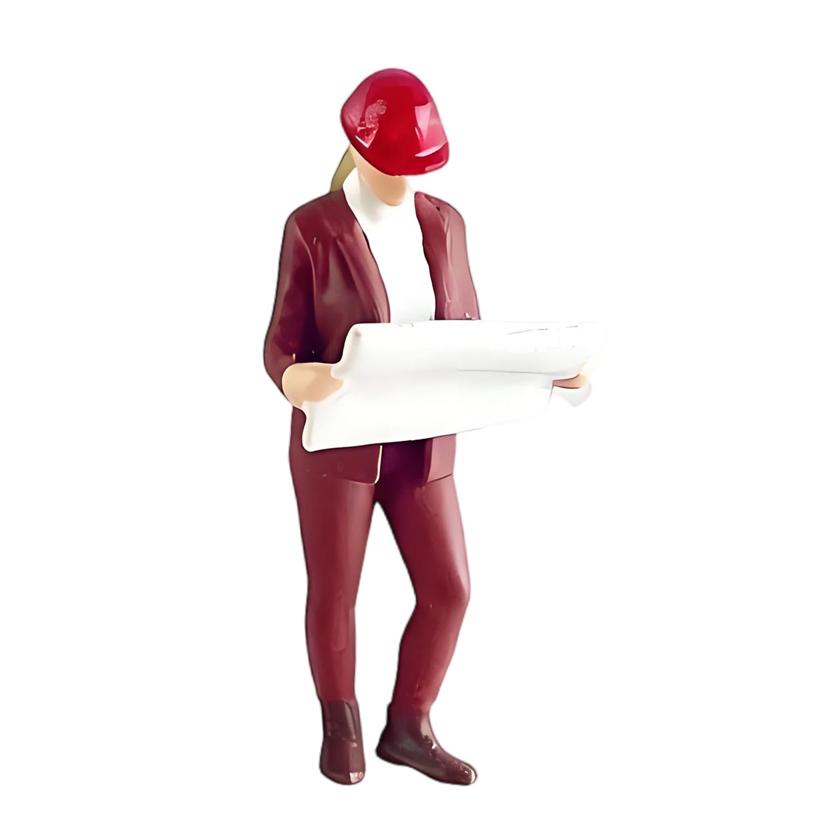 Psdndeww Precisions 1: 64 Construction Building Worker Miniature Model Ideal for Architectural Scene and Hobbyists Ornaments Gift Miniature Building Site Decors