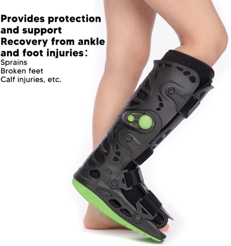 Medical Pneumatic Walking Boot Dual Gasbags Design Inflatable Walking Boot For Fractures, Post Ligament & Tendon Surgery, Ankle Sprains, Injury Recovery And Achilles Repairs (Size : Small)
